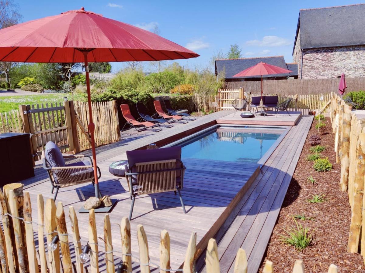 Manoir Le Courtillon Le Pont Rean Экстерьер фото